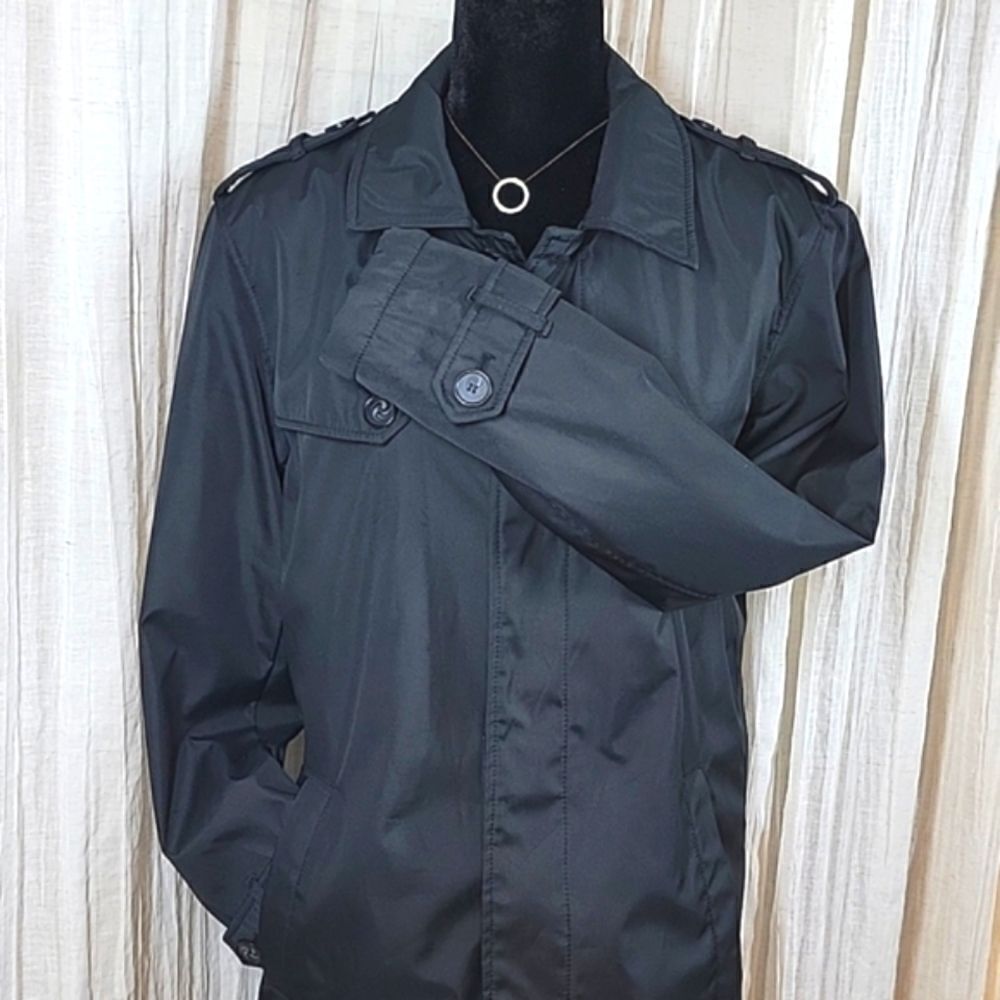 Kenneth Cole Reaction Black Water Repellant Jacket - Picture 9 of 16